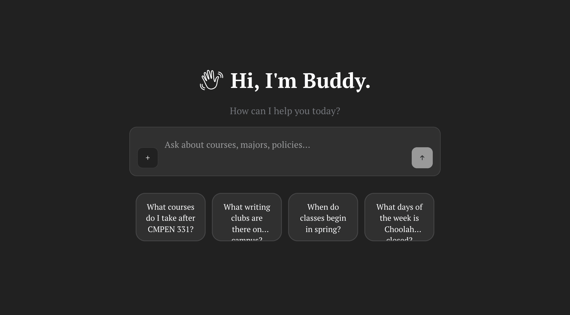 Buddy screenshot